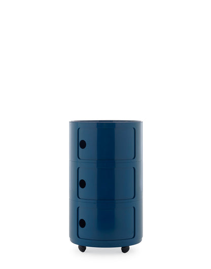 Componibili Big storage unit, 3 modules, blue