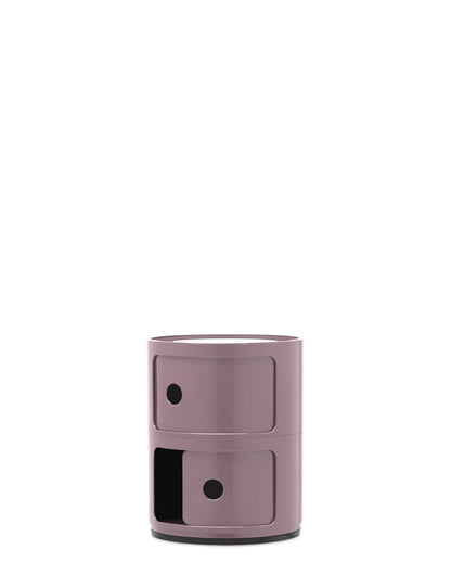 Componibili storage unit, 2 modules, mauve