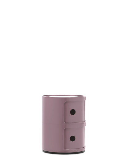 Componibili storage unit, 2 modules, mauve