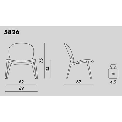 Be Bop Lounge Chair.
