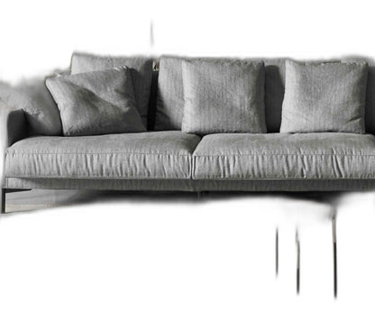 DUMAS - Leather armchair with removable cover