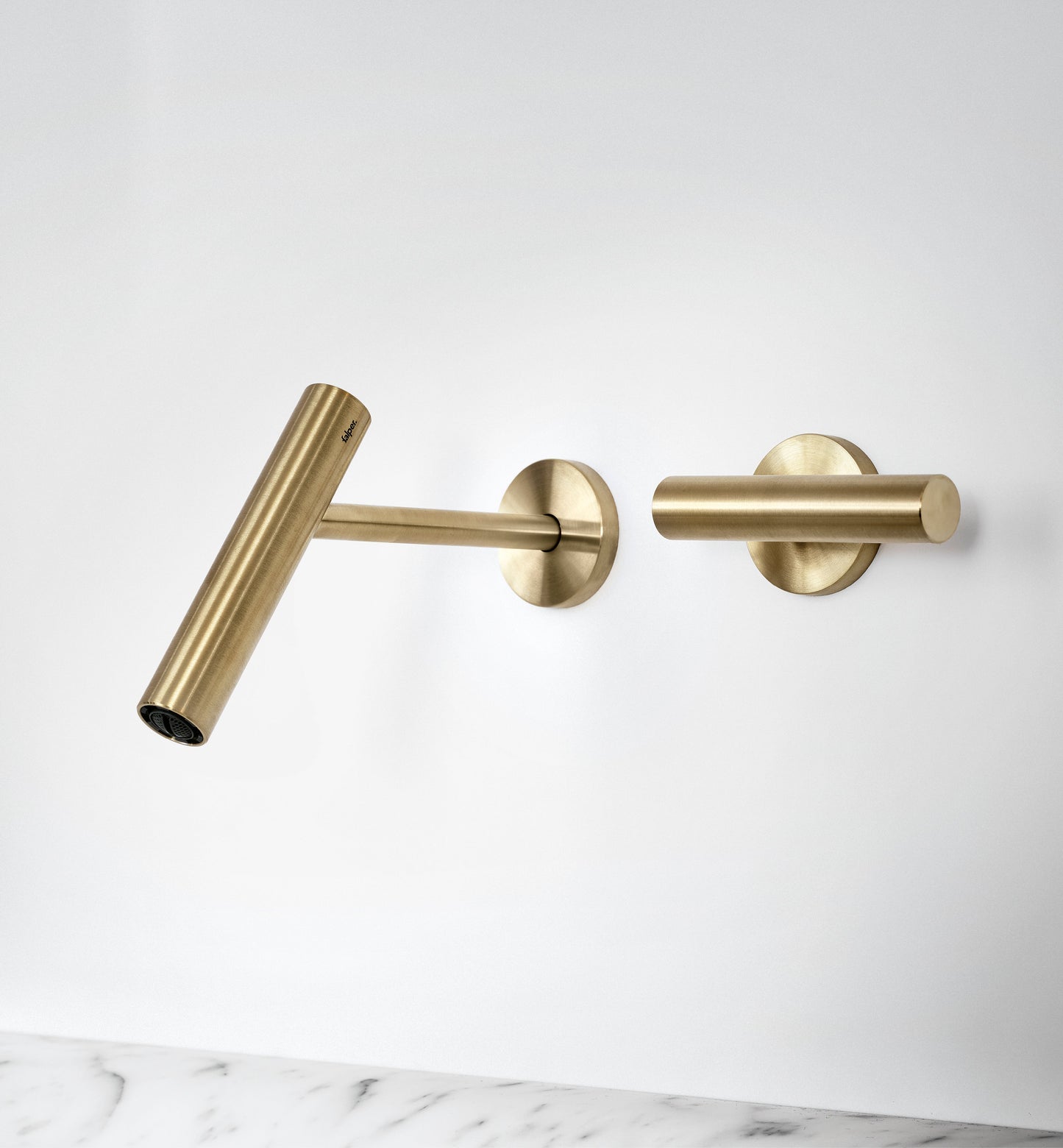CILINDRO - 3 hole wall-mounted washbasin tap by Falper