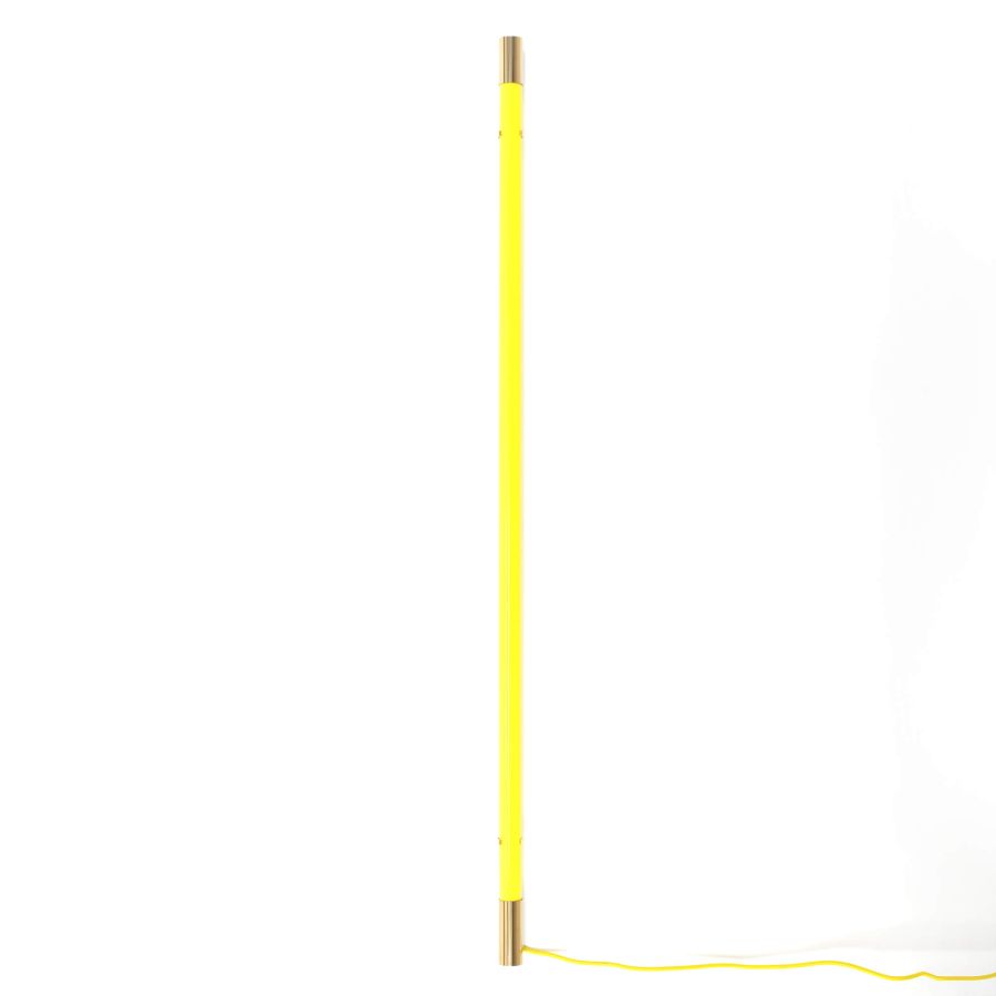 Linea Golden End - LED Floor/Wall Lamp