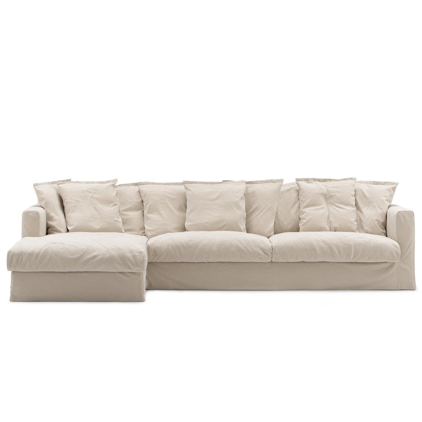 Decotique Le Grand Air 3-Seater Sofa Chaise Left Beige