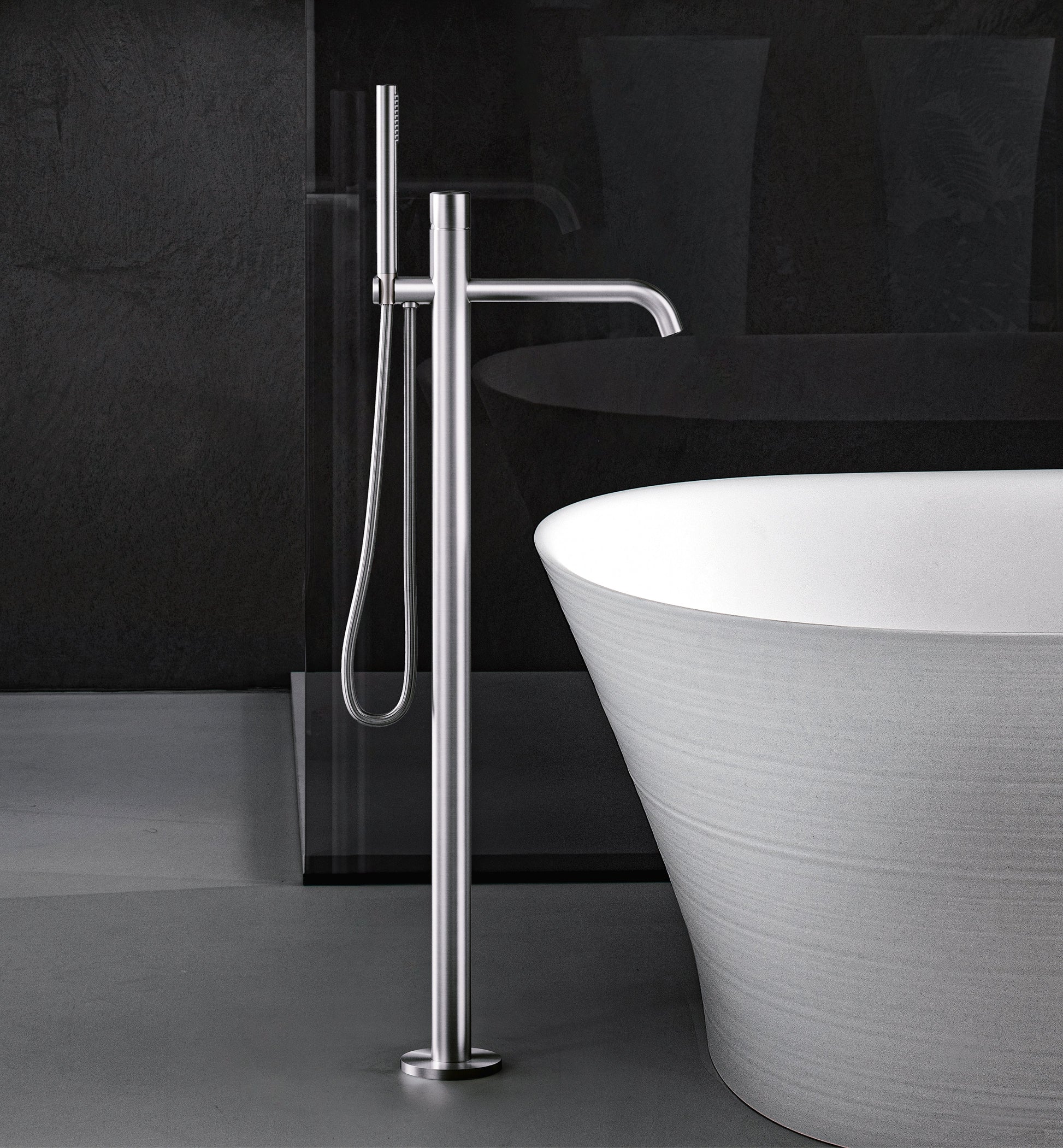 ACQUIFERO - Stainless steel shower set by Falper