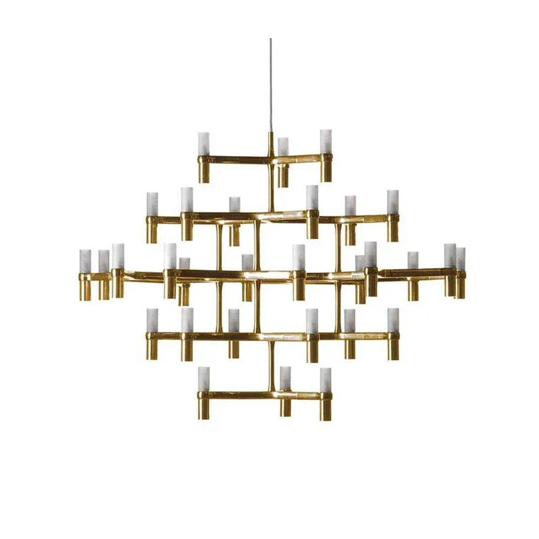 CROWN MAJOR - Die cast aluminium chandelier.