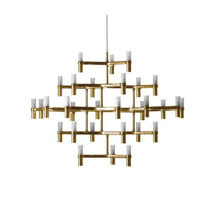 CROWN MAJOR - Die cast aluminium chandelier.