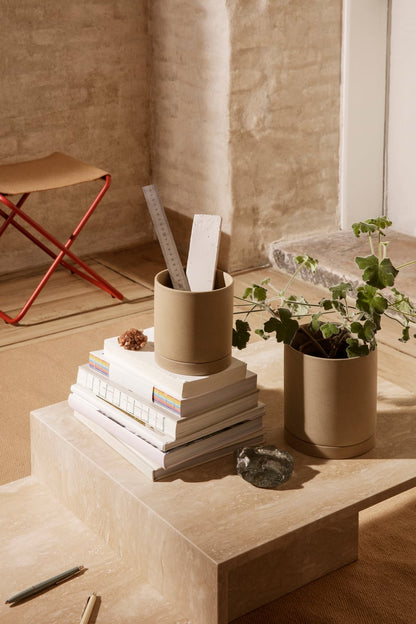 Distinct coffee table, travertine