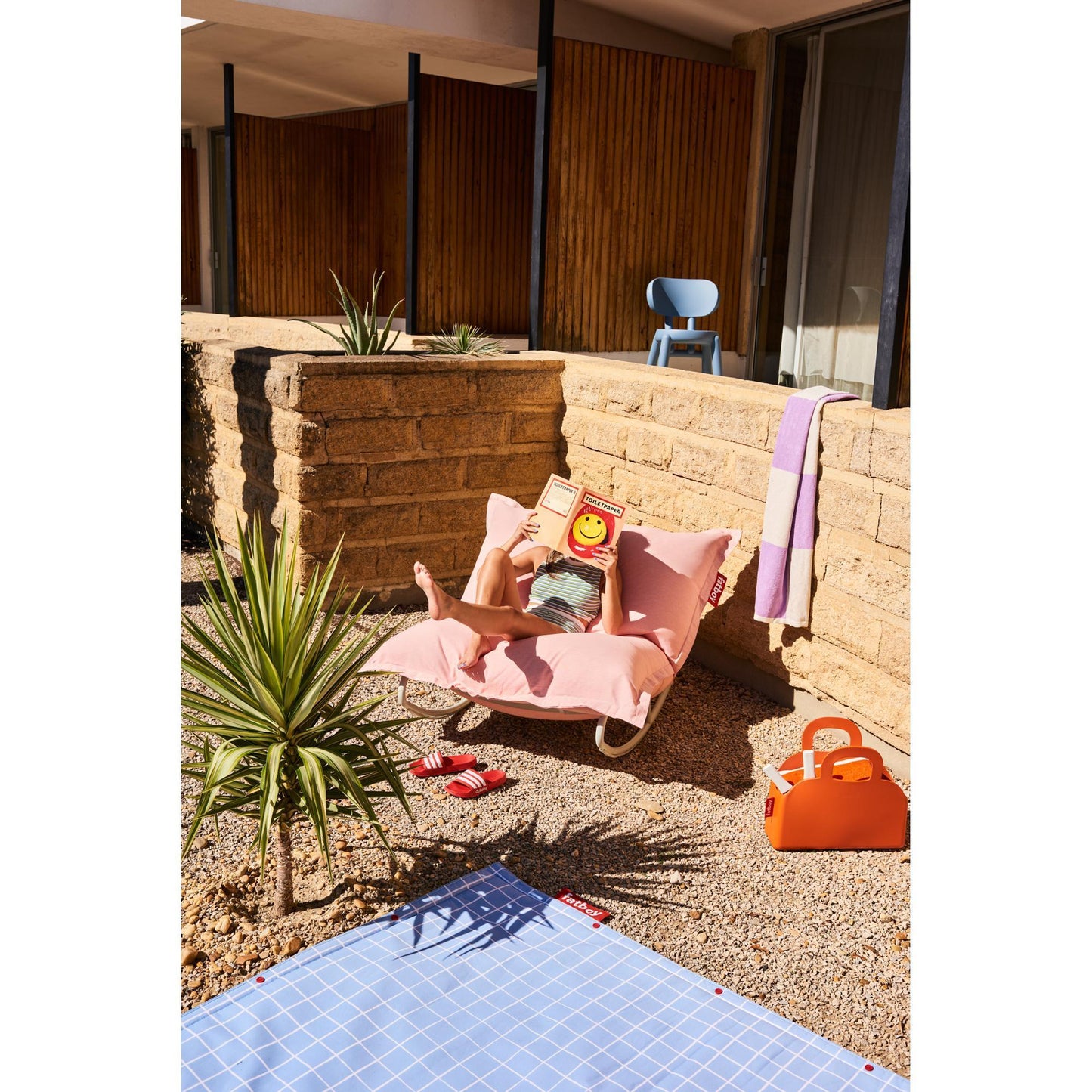 Fatboy Original Outdoor Bean Bag Gray Taupe