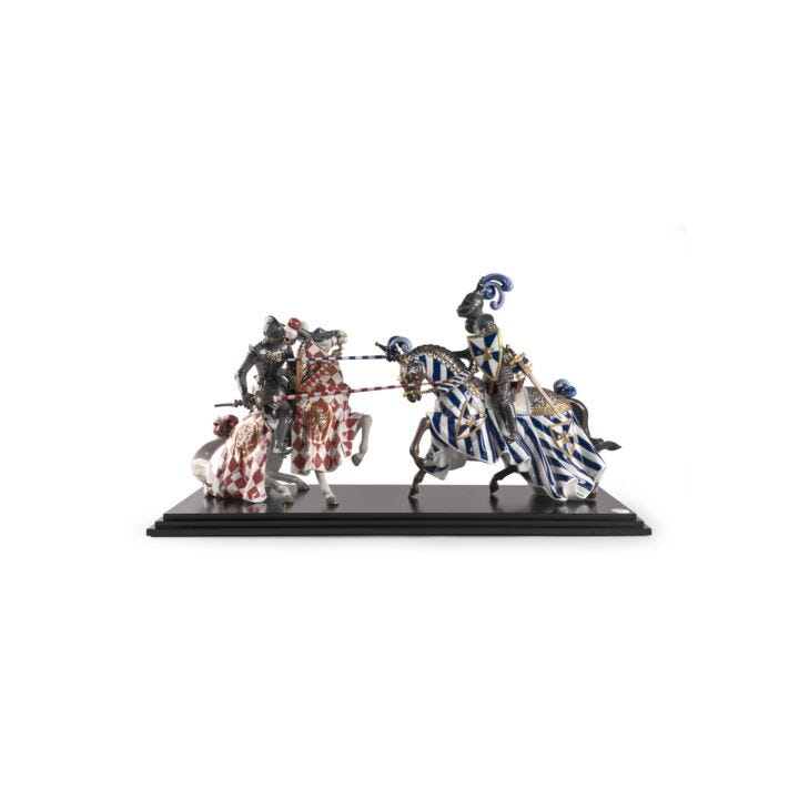 Medieval Tournament Sculpture by Lladró
