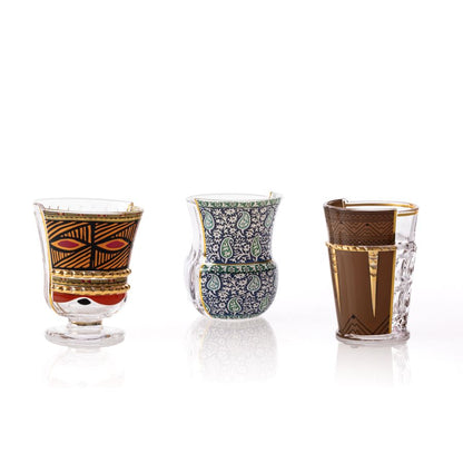 Hybrid Rodinia Glasses Set of 3 by Seletti