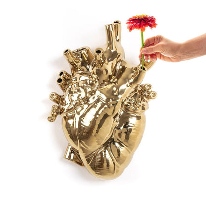 Love in Bloom Giant Heart - Fiberglass Vase