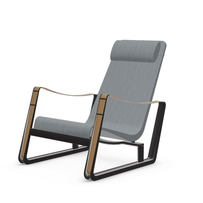 Cite Lounge Chair (deep black powder-coated (smooth)) by Vitra