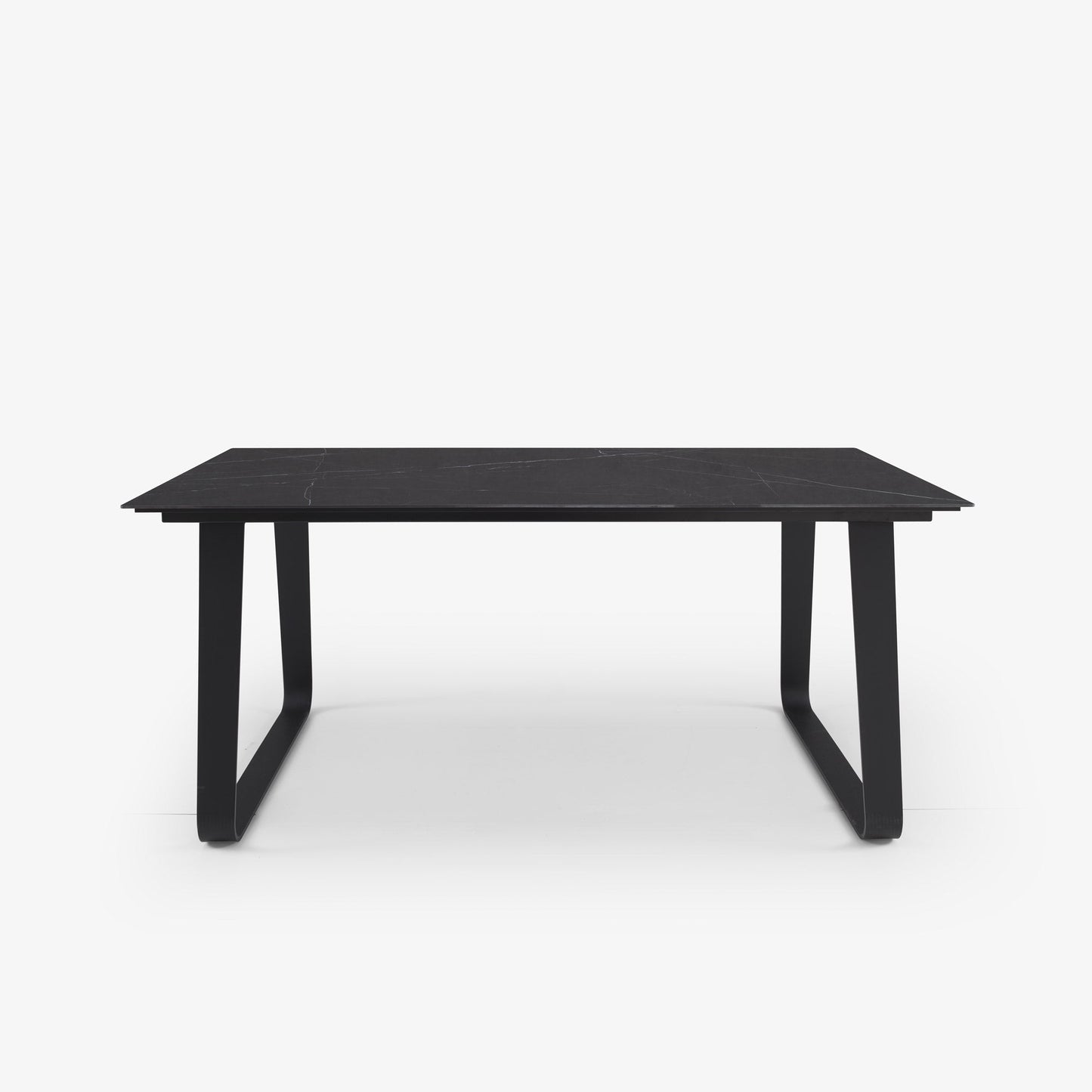 VILNA - Rectangular porcelain stoneware dining table.