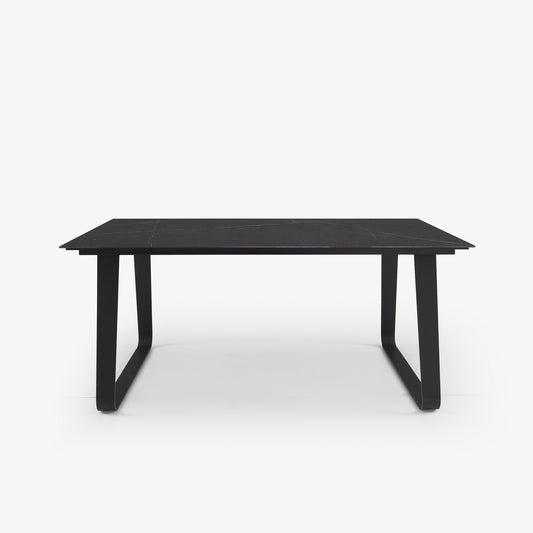 VILNA - Rectangular porcelain stoneware dining table.