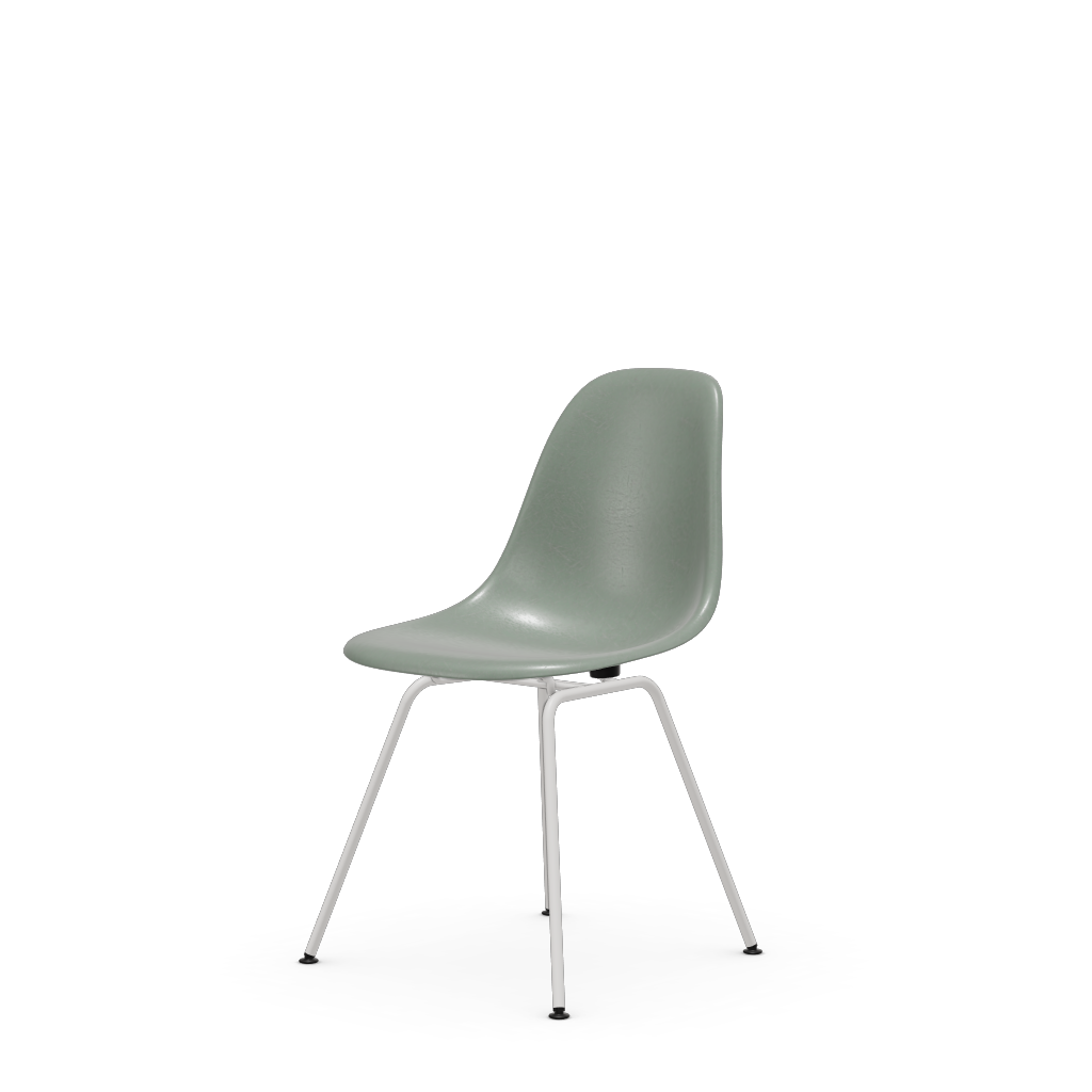 Eames Fiberglass Side Chair DSX (without upholstery).