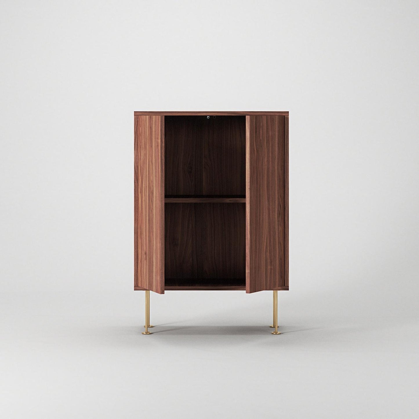 Decotique Vogue 64 Cabinet Walnut/Brass