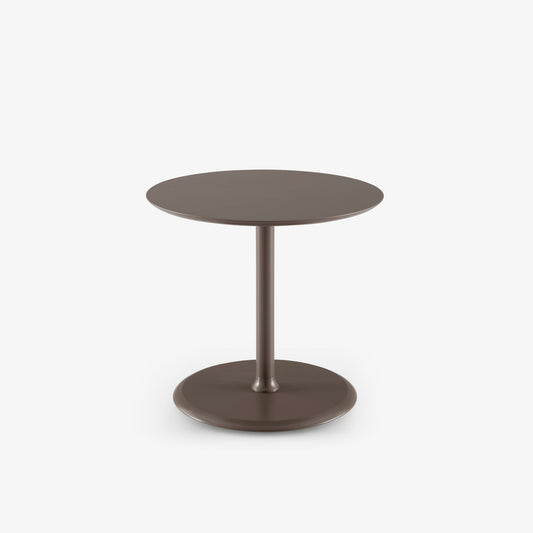 Élysée - Pedestal table with two surfaces.