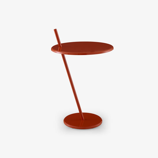 GOOD EVENING - Round steel high side table.