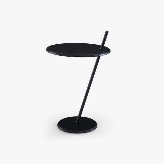 GOOD EVENING - Round steel high side table.