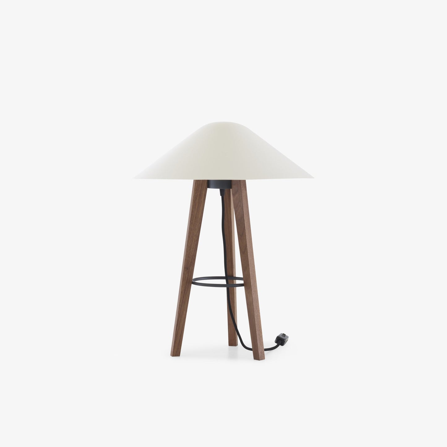 MELUSINE - LED steel and wood table lamp.