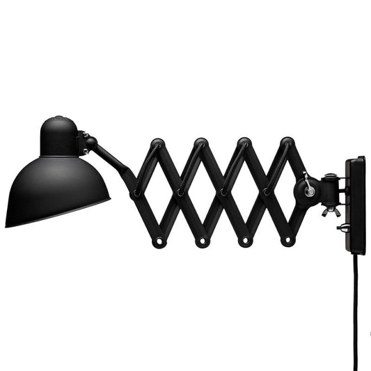 Kaiser Idell 6718-W wall lamp by Fritz Hansen #matt black #