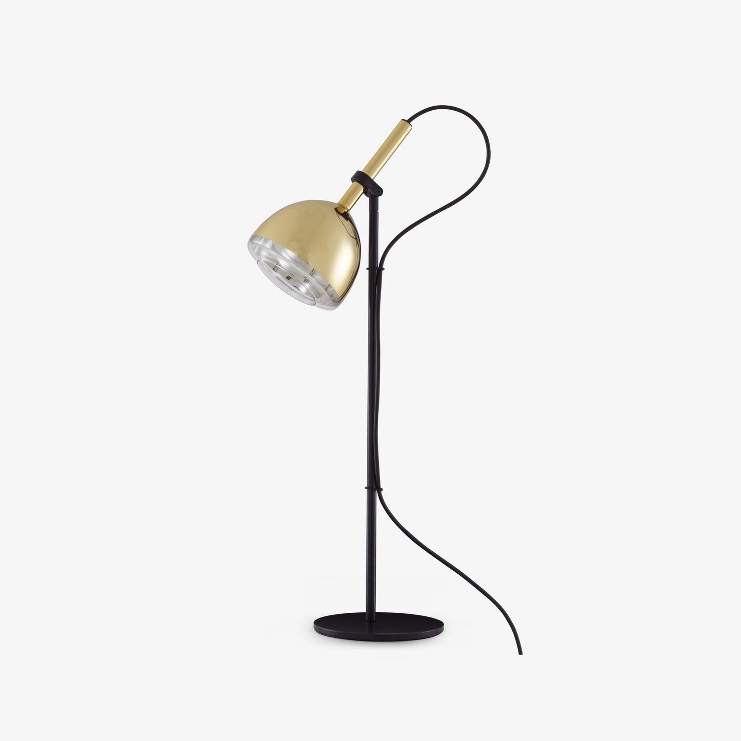 BRASS BELL - LED adjustable brass table lamp.