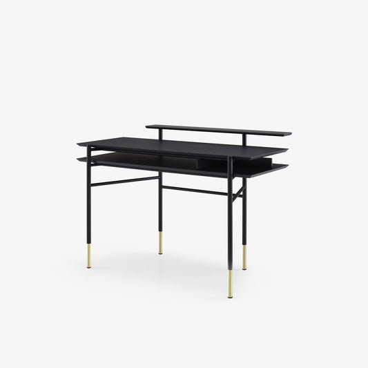 CLYDE - Steel and wood secretary desk.