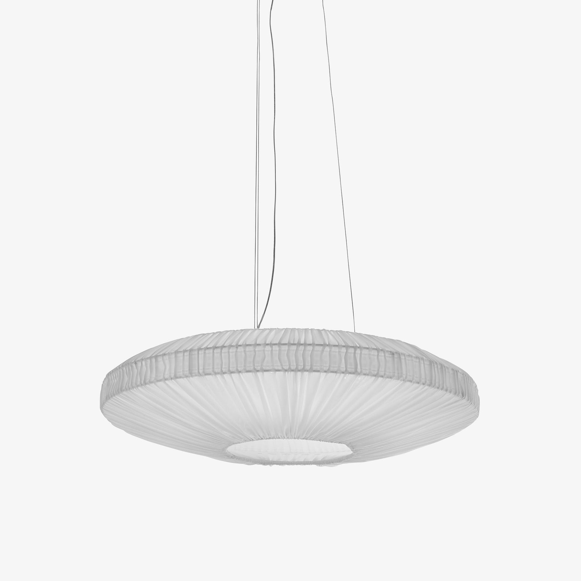 RUFLETTE - Cotton pendant lamp.