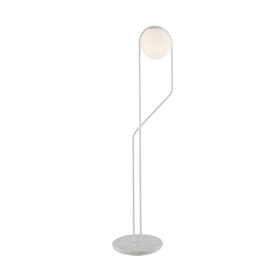 ASTRÉE - Metal floor lamp with marble base.