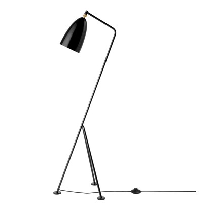 Grossman Collection Gräshoppa Floor Lamp by GUBI #Glossy black
