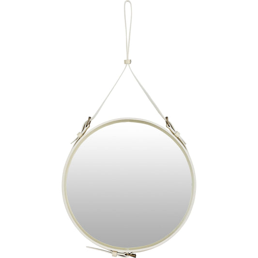 Adnet Mirror Ø58 by GUBI #Cream Leather
