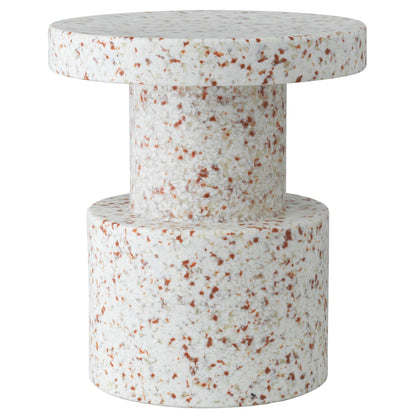 Bit stool, white