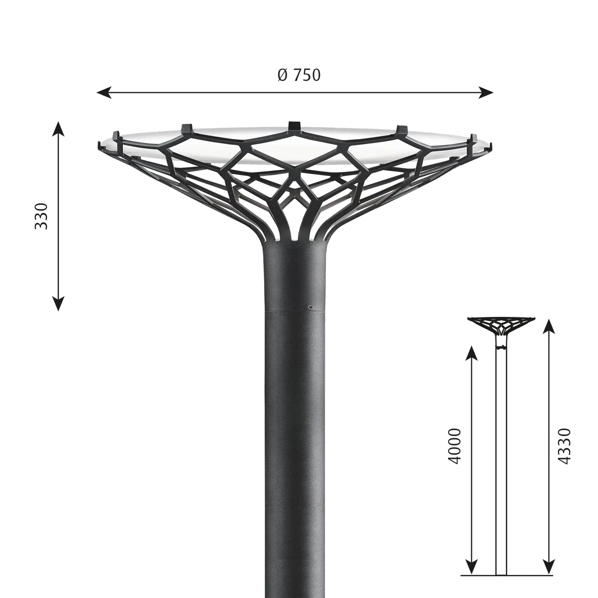 LP Nest Pole fixture Lamp.