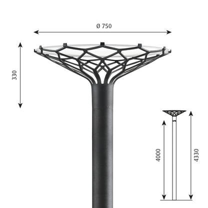 LP Nest Pole fixture Lamp.