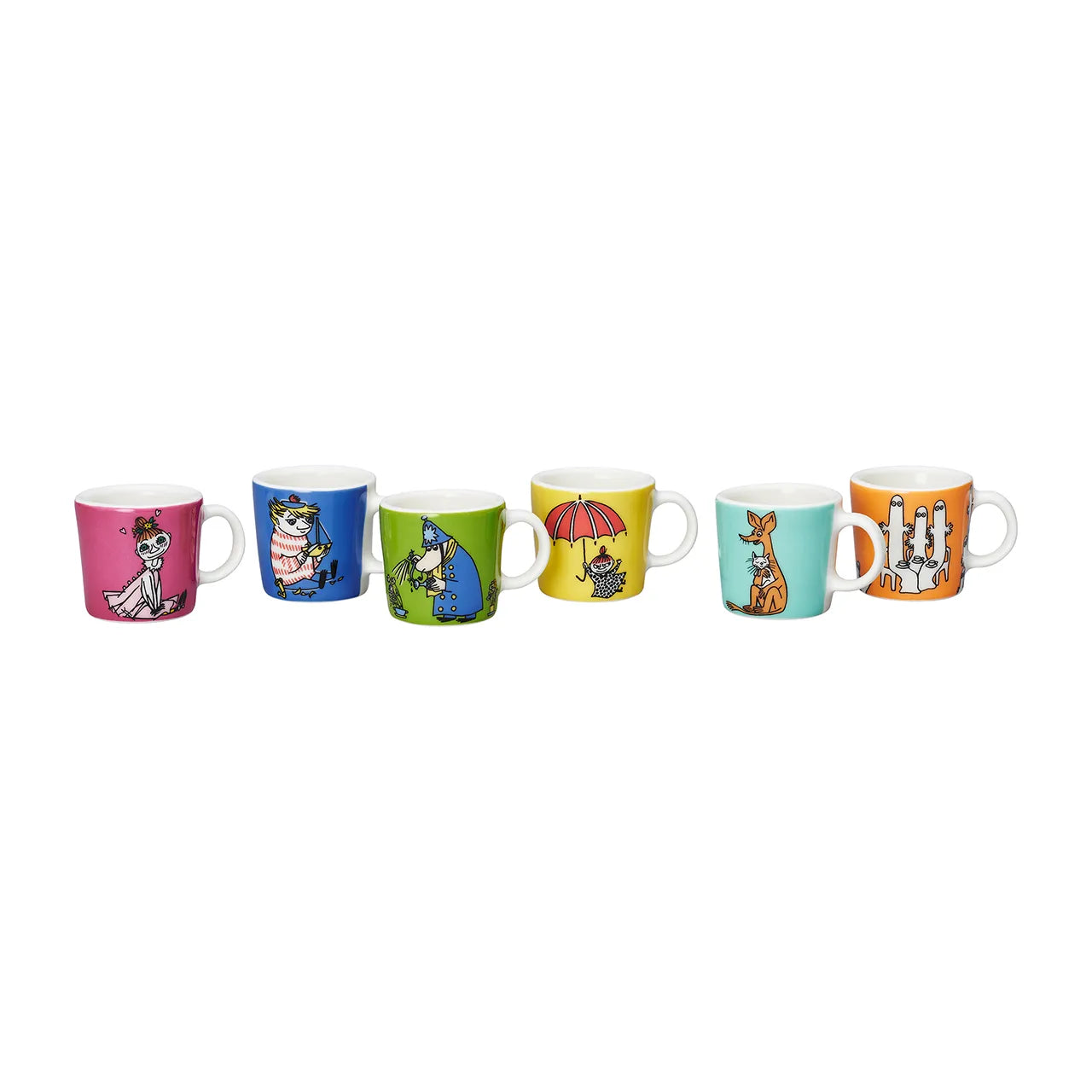 [Overseas Stock] Moomin minimug set 6 pcs 3.classics