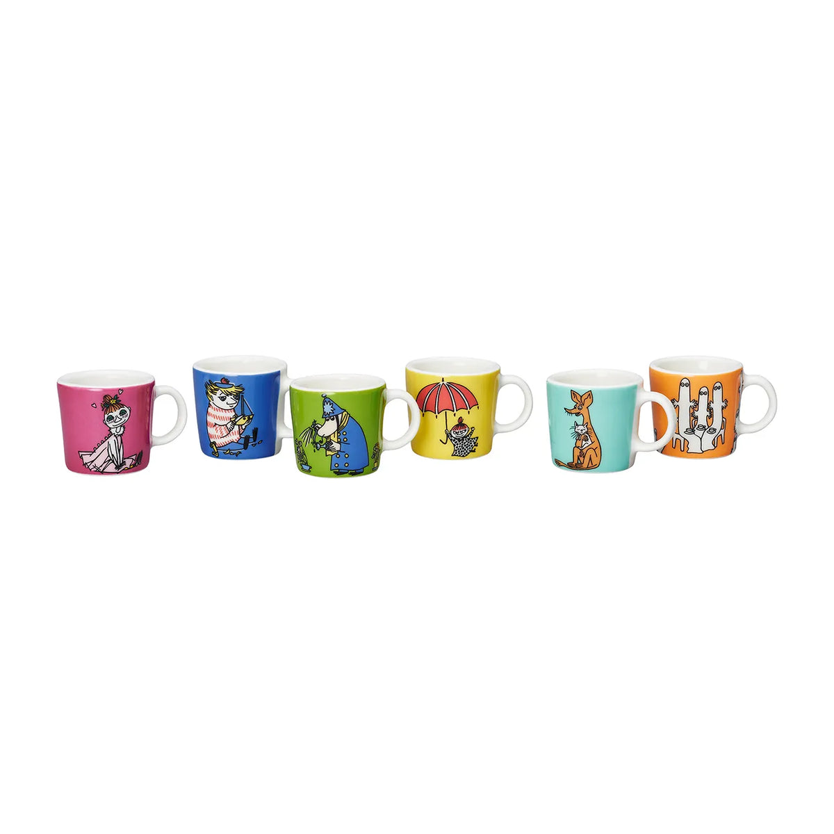 [Overseas Stock] Moomin minimug set 6 pcs 3.classics