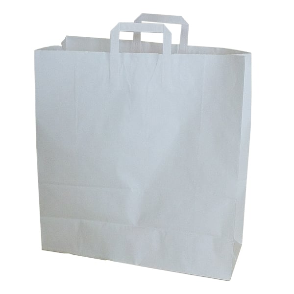 Paper bag, white