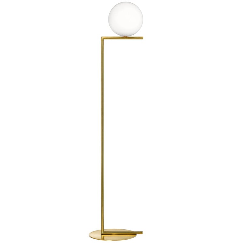 IC F1 floor lamp by Flos #brass #