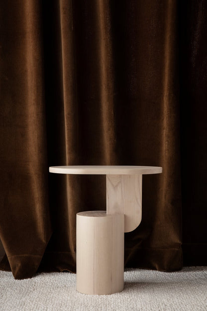 Insert side table, natural ash