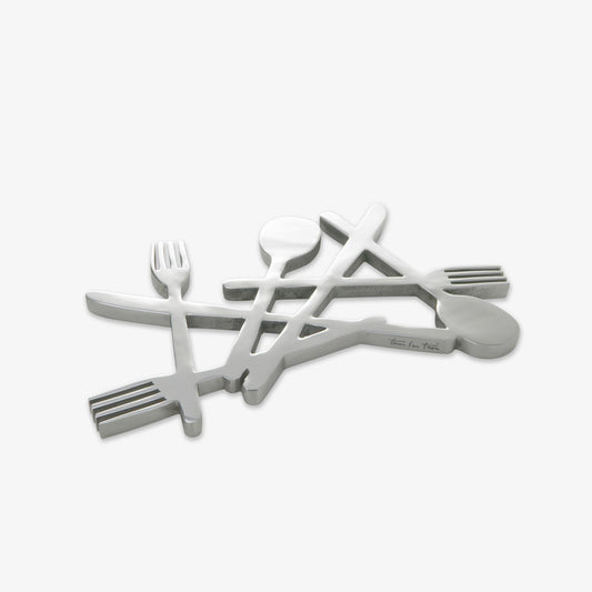 EVLAN - Aluminium trivet.