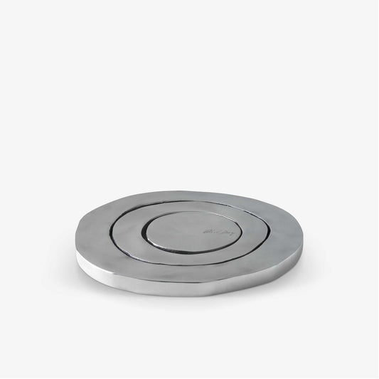 SILICATE - Aluminium trivet.