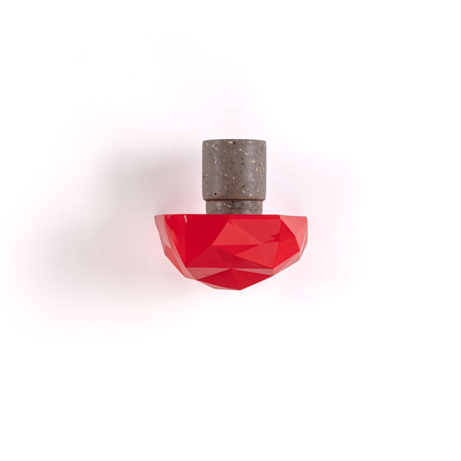 Resin Shelf Space Rocks Small by Seletti #Red