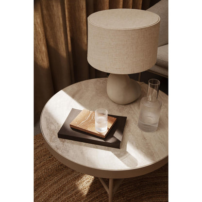 Ferm Living Travertine Coffee Table Large Cashmere