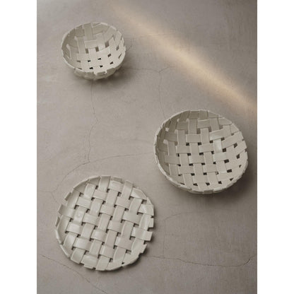 Ferm Living Plait Bowl Ø30 Off-White