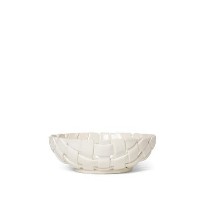 Ferm Living Plait Bowl Ø30 Off-White