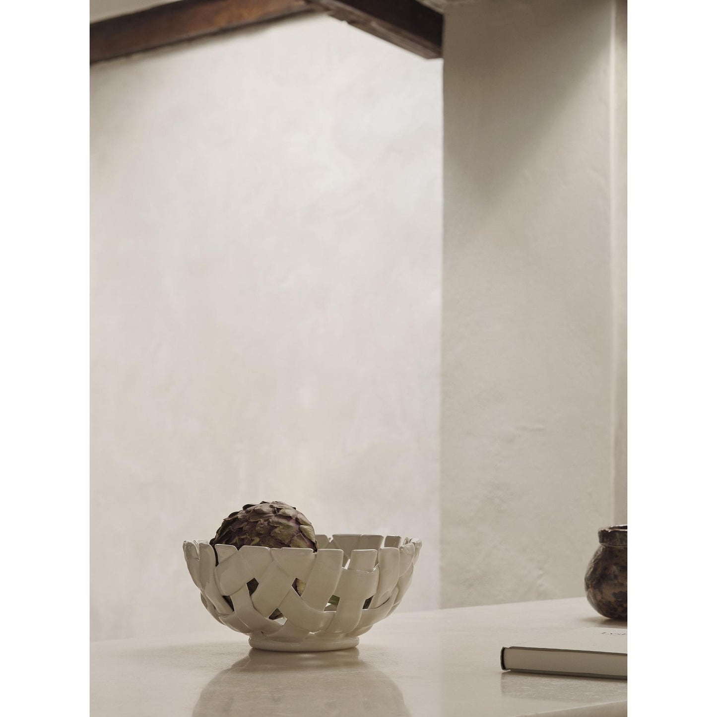 Ferm Living Plait Bowl Ø30 Off-White