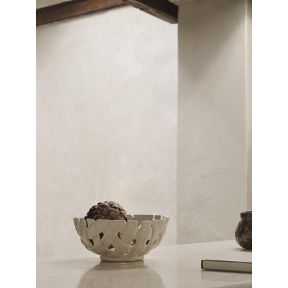 Ferm Living Plait Bowl Ø30 Off-White