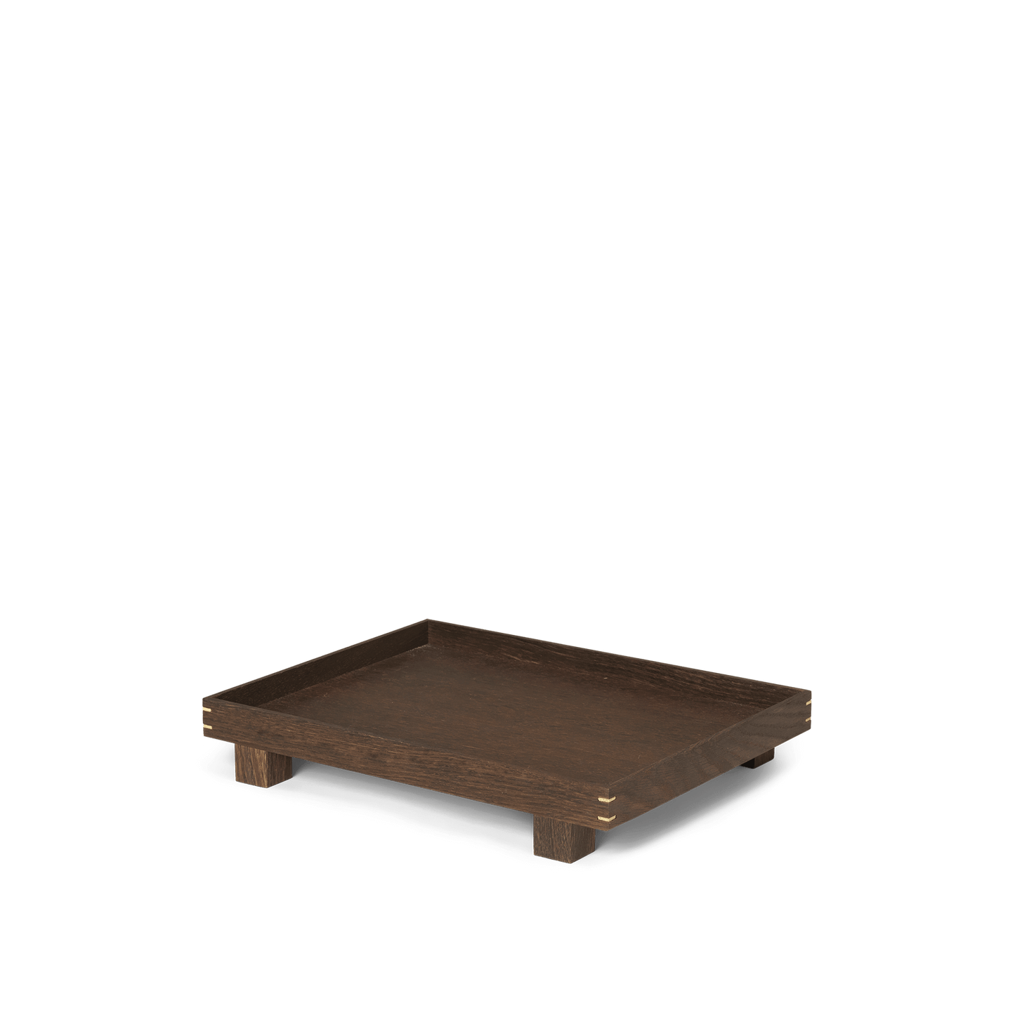 Ferm Living Bon Wooden Tray Small Smoked Oak
