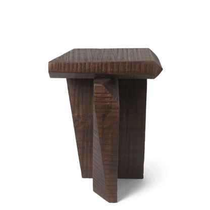 Ferm Living Silva Pedestal Dark Stained Mango Wood